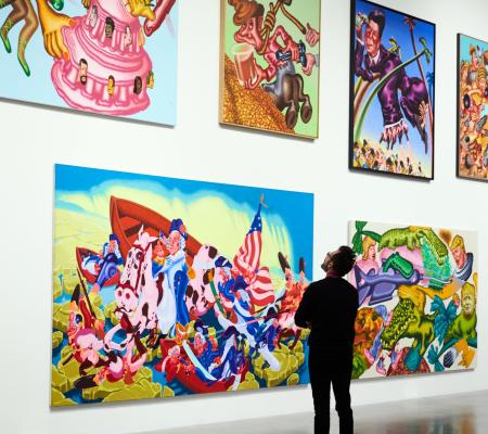 Professor Emeritus in Studio Art at The University of Texas at Austin is exhibiting a five decade retrospective at the New Museum in New York reviewed by NYT