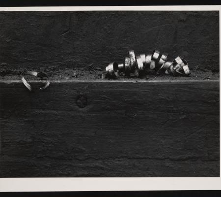 Prints by photographer Aaron Siskind have been generously donated to the Harry Ransom Center by Adam and Susan Finn, including Chicago Scrapyard 2, 1948.
