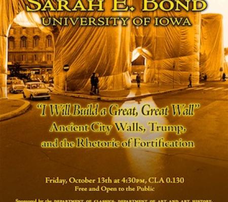 Poster for the Dr Sarah E Bond Lecture