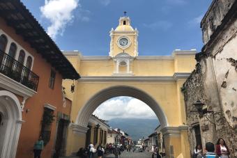 arch in Antigua Guatemala