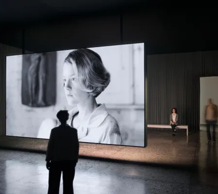image of installation still from Flora piece at Venice Bienniale