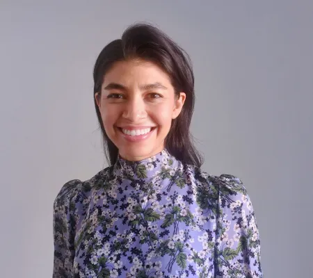 portrait of artist and University of Texas at Austin Studio Art MFA alumna Adriana Corral who is participating in the 2021 Prospect New Orleans triennial