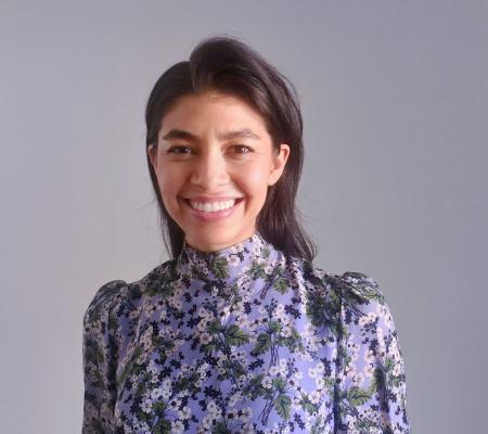 portrait of artist and University of Texas at Austin Studio Art MFA alumna Adriana Corral who is participating in the 2021 Prospect New Orleans triennial