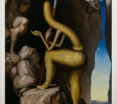image of a broomstick seemingly animated 