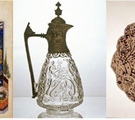 image of three pieces of islamic art 