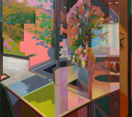 Oil on canvas painting from artist and UT Austin Studio Art Professor Dan Sutherland
