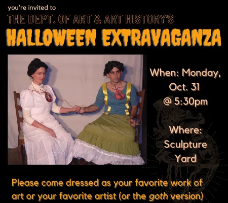 Halloween pary invite, same information as in description