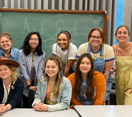 image of 2023 group of art education grads