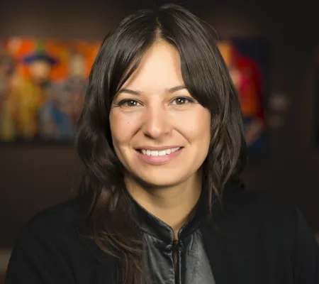 Portrait of curator and UT Austin 2022 Viewpoint Lecture series guest scholar Candice Hopkins