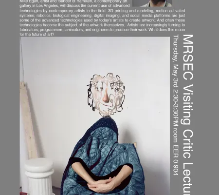 poster image with lots of text and a man's headshot in the right hand corner Mike Egan