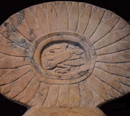 Artifact depicting Owl Striker from ancient Maya history to be discussed in a lecture from Dr. David Stuart at UT Austin
