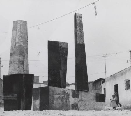black and white photograph of architecture in Cold War Mexico 