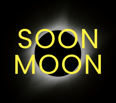 logo for soon moon exhibition