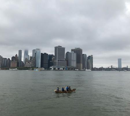 image of people in a boat in new york city