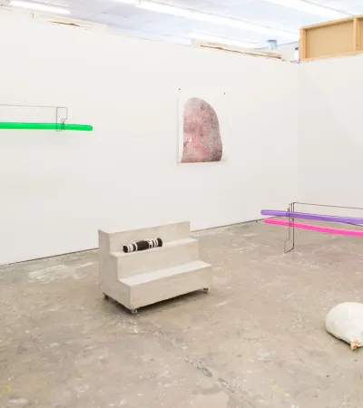 artwork in a studio space