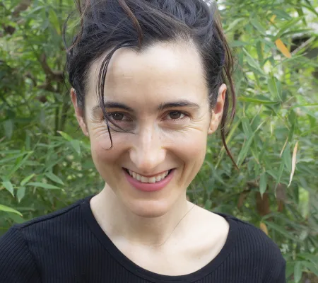 portrait of AFS short film grant recipient and First Year Core Time and Technology area head Katy McCarthy