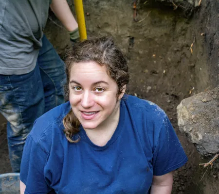 Crystal Rosenthal doctoral PhD candidate in Art History with a focus in Roman Art and Archaeology at The University of Texas at Austin conducting field research in Italy