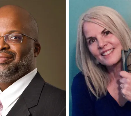 James Haywood Rolling, Jr., EdD President of the National Art Education Association and Patty Bode, EdD Coordinator of Art Education at Southern Connecticut State University present at the UT Austin annual Art Education Lecture Series