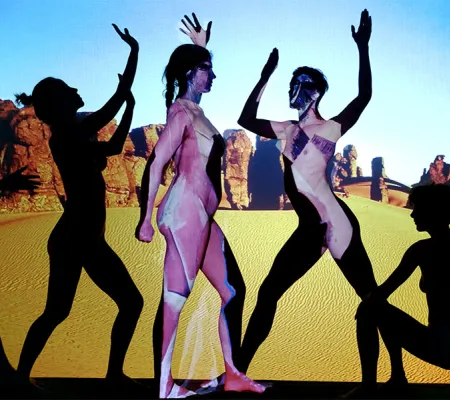 image of a single-channel HD video from Theo Eshetu and commissioned by The Contemporary Austin
