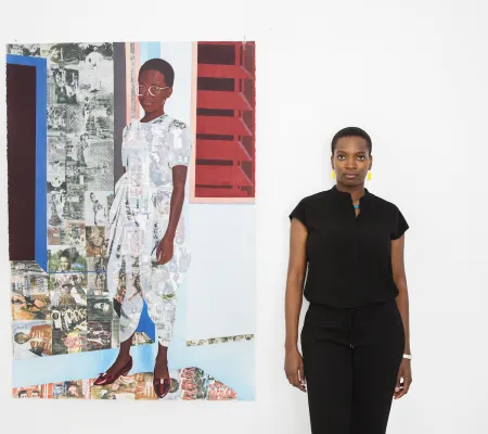 portrait of Njideka Akunyili Crosby