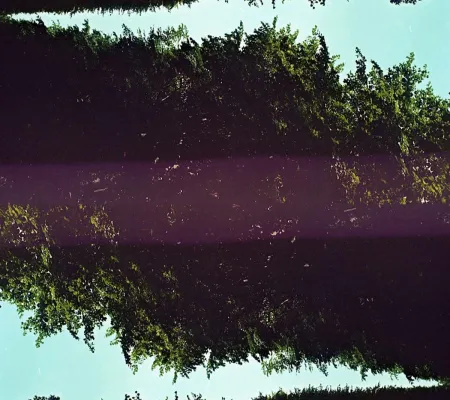image of what appears to be surface of water with purple hue