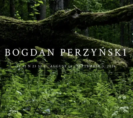 Bogdan Perzynski has a show on view at the Liliana Bloch Gallery from August 13 to September 5, 2026.